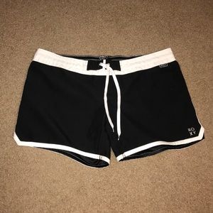 Roxy Black and White Beach Board Shorts - 16